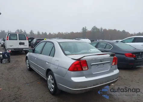2001 Honda Civic Ex from USA, damaged, VIN 2HGES26761H500243
